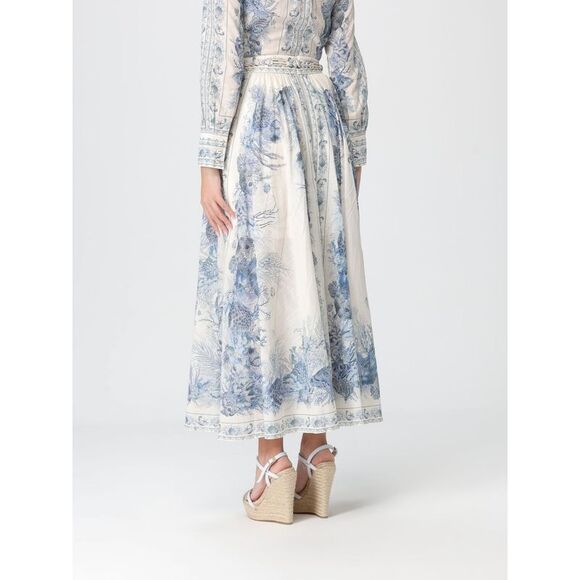 Zimmermann Skirt Woman White - Picture 3 of 4